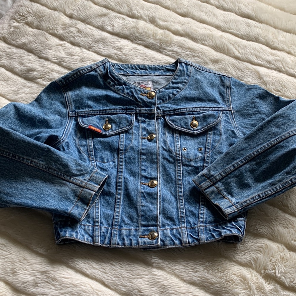 Vtg 80s Jordache denim jean jacket M - Picture 13 of 13